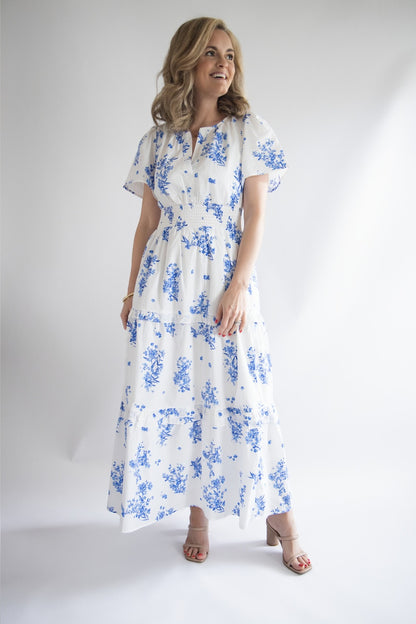 Palmer Floral Tiered Maxi Dress