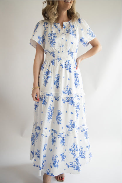 Palmer Floral Tiered Maxi Dress