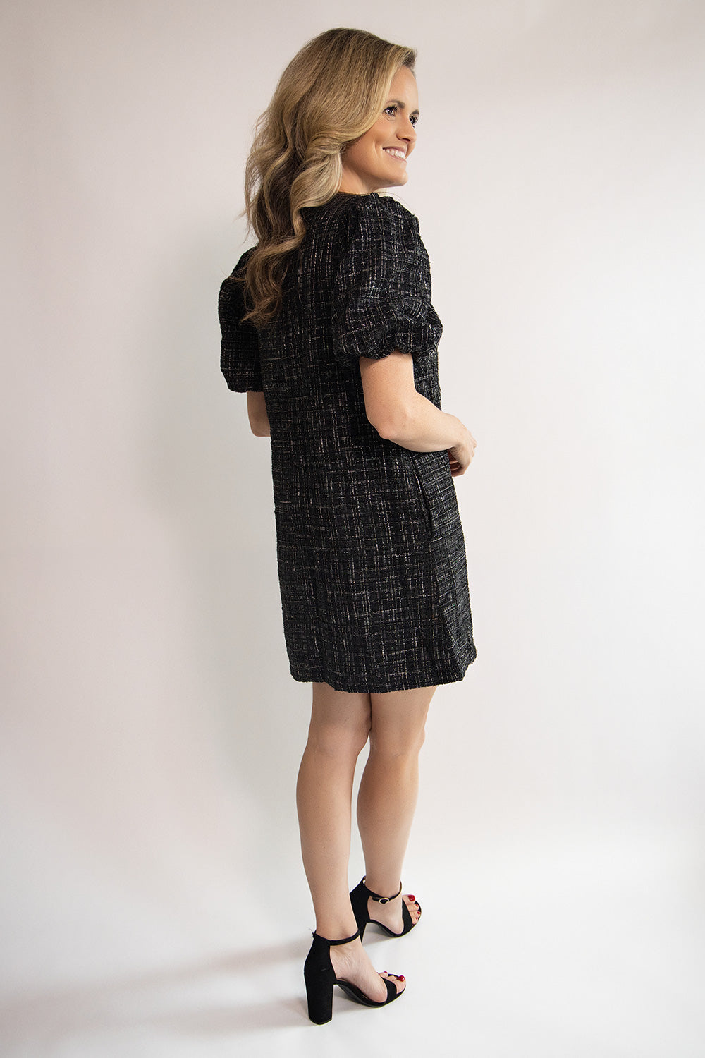 Tweed Cora Shift Mini Dress
